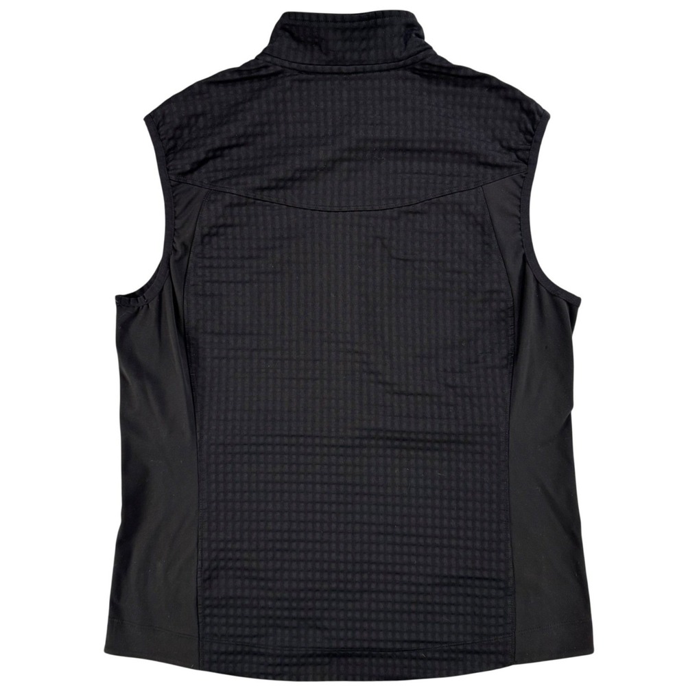 Nike Golf NikeFIT Dry Womens M Black Full Zip Textured Performance Vest - Picture 3 of 8
